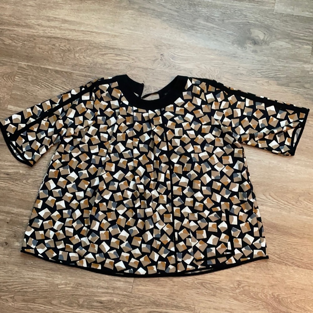 Zara Print Blouse